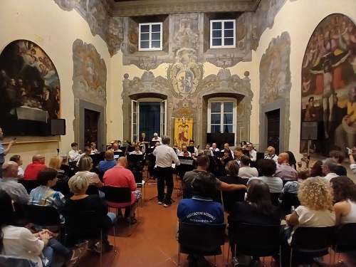 Concerto serale sala Gonfalone Palazzo Provincia PRATO 8 luglio 2025.