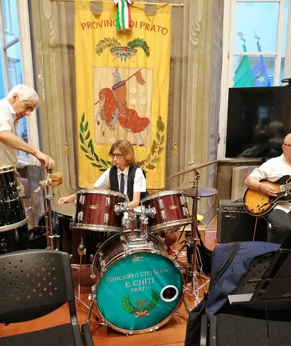 Concerto serale sala Gonfalone Palazzo Provincia PRATO 8 luglio 2025.