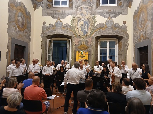 Concerto serale sala Gonfalone Palazzo Provincia PRATO 8 luglio 2025.
